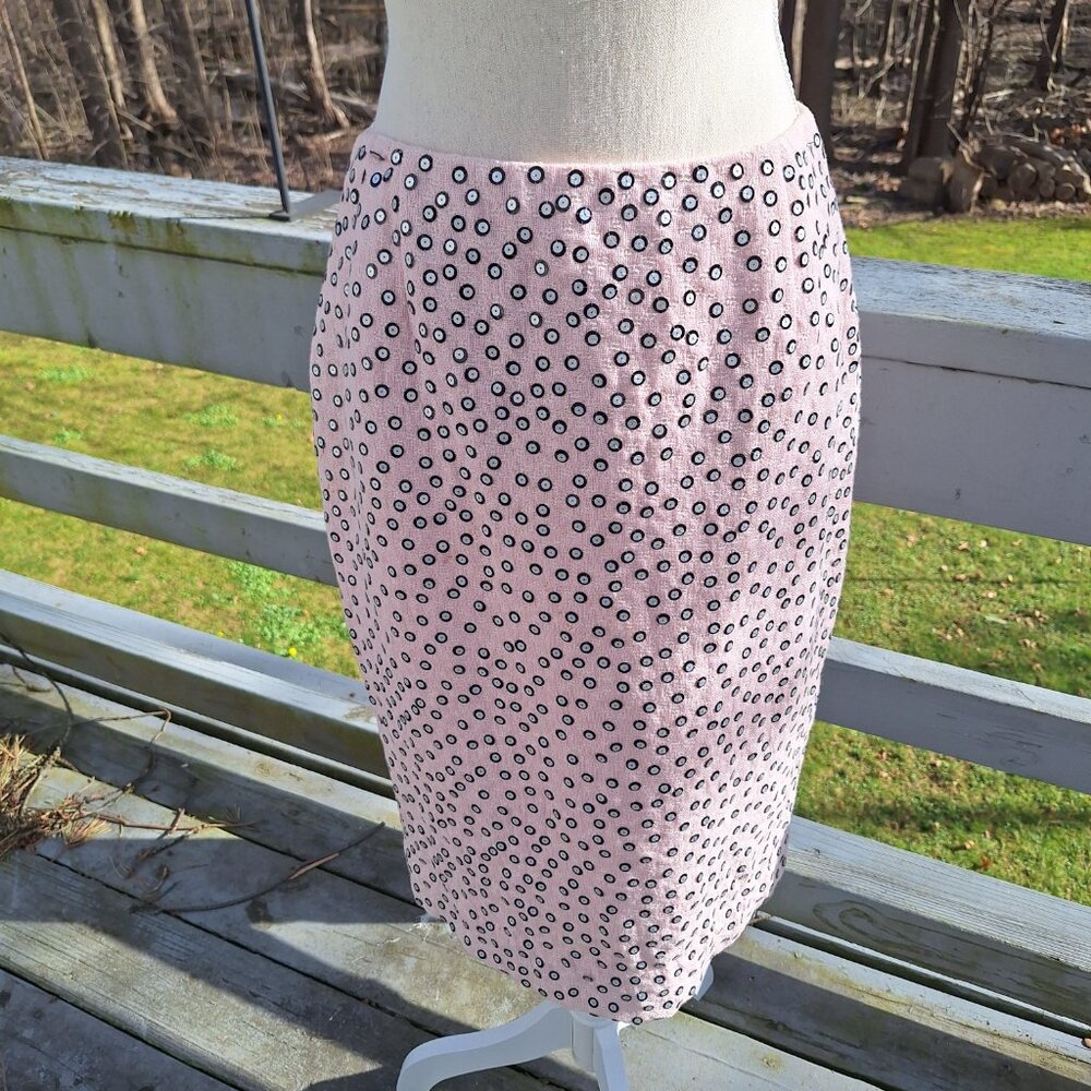 Carlisle Pink Sequin Skirt Size 8